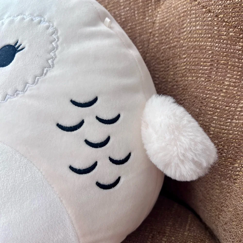 Hedwig Owl Harry Potter 10 Inch Squishmallow Plush Jazwares Hogwarts Toy EUC